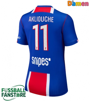 Paris Saint-Germain Maghnes Akliouche #11 Replik Heimtrikot Damen 2026-27 Kurzarm